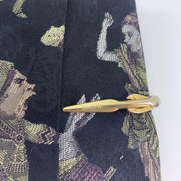 Vintage Swank Tie Clip with Jewel - Picture 3 of 5